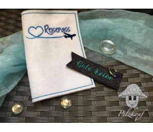 ITH Stickserie - Reisepass ITH in 3 Varianten, incl. Motive